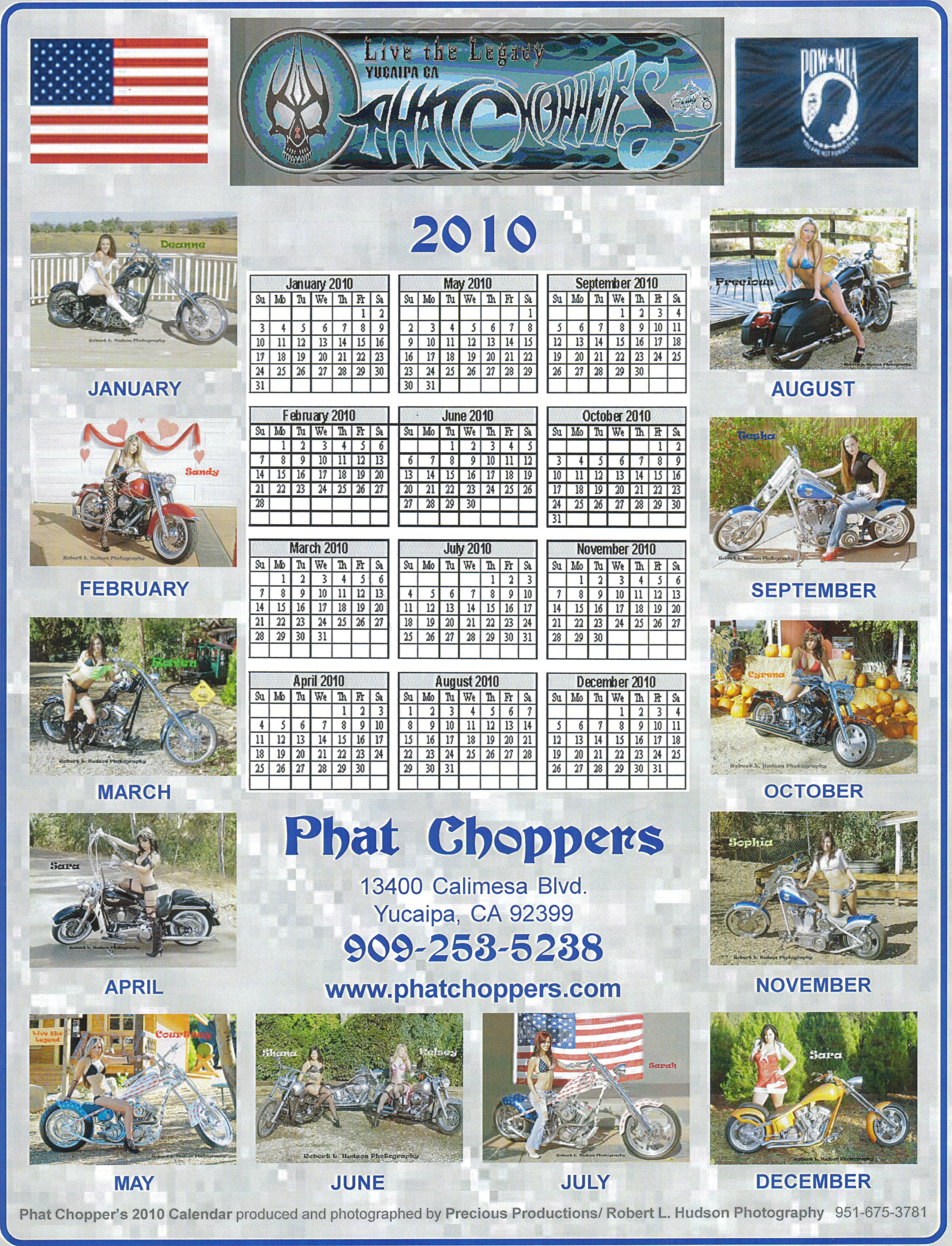 CLICK TO GET YOUR PHAT CHOPPERS CALENDAR